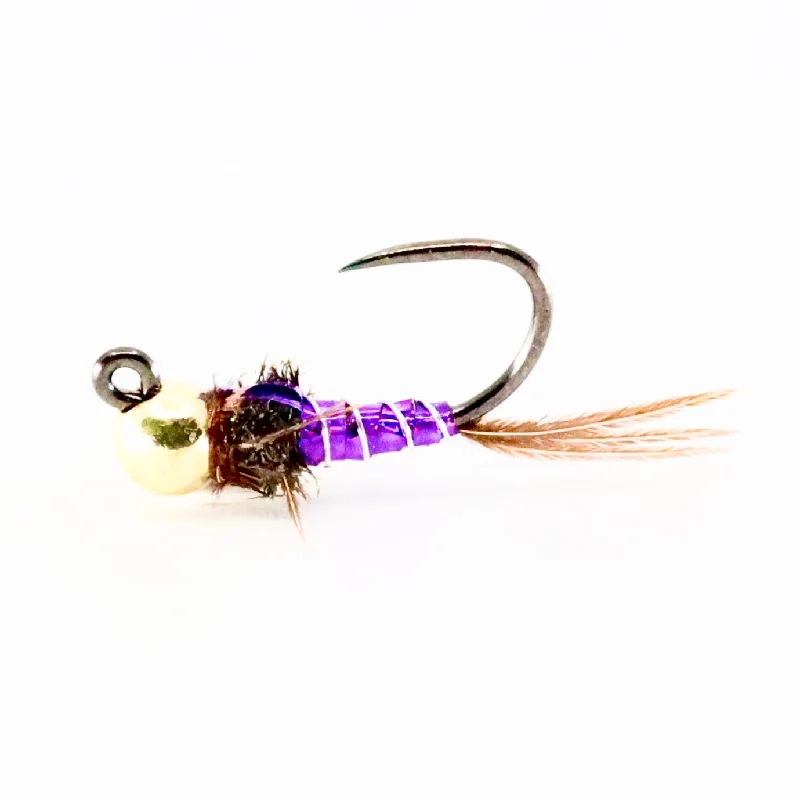 Fishing line braiding rack-TB Jig Lightning Bug Purple