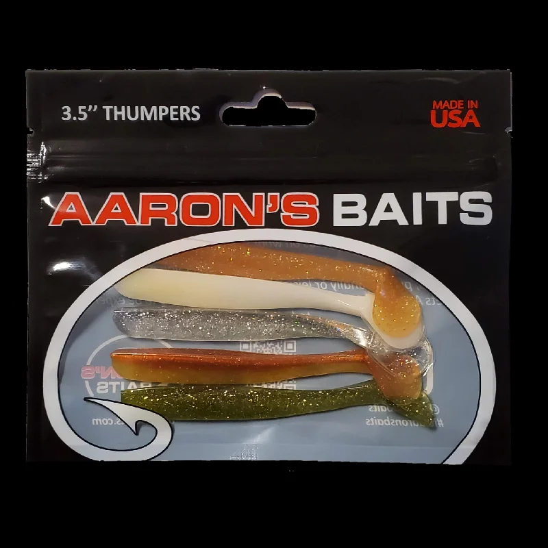 Fishing hook angle rack-Assorted Thumpers Pack<br>3.5" Thumper<br>5-Pack