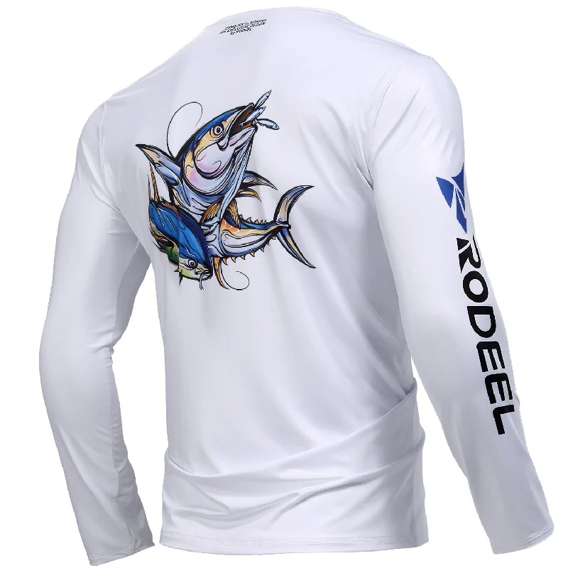 Fishing bait drying holder-Bluefin Tuna Fishing  Long Sleeve T-Shirt