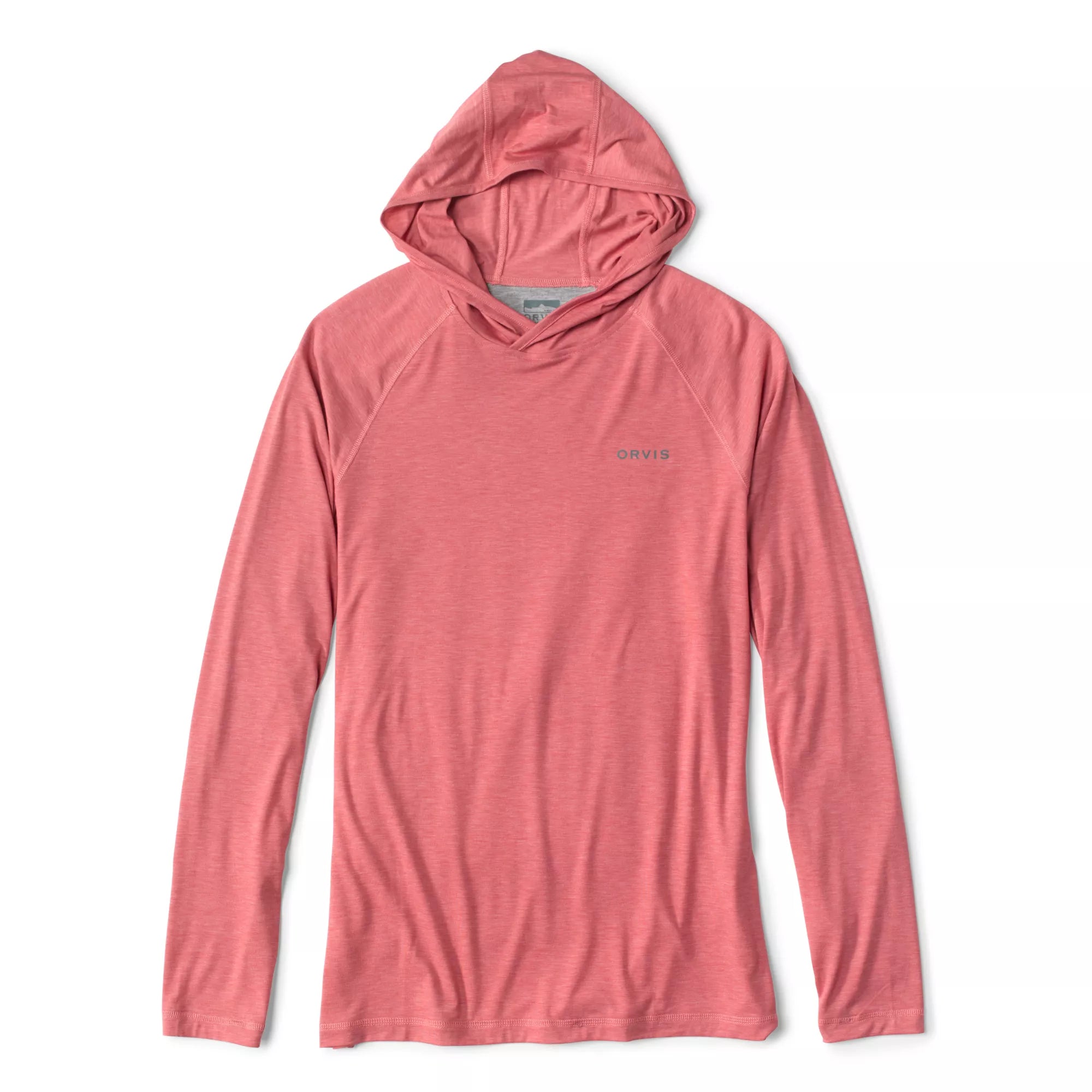 Fishing reel spool adjuster-Orvis Men's Dricast Hoodie - Faded Red