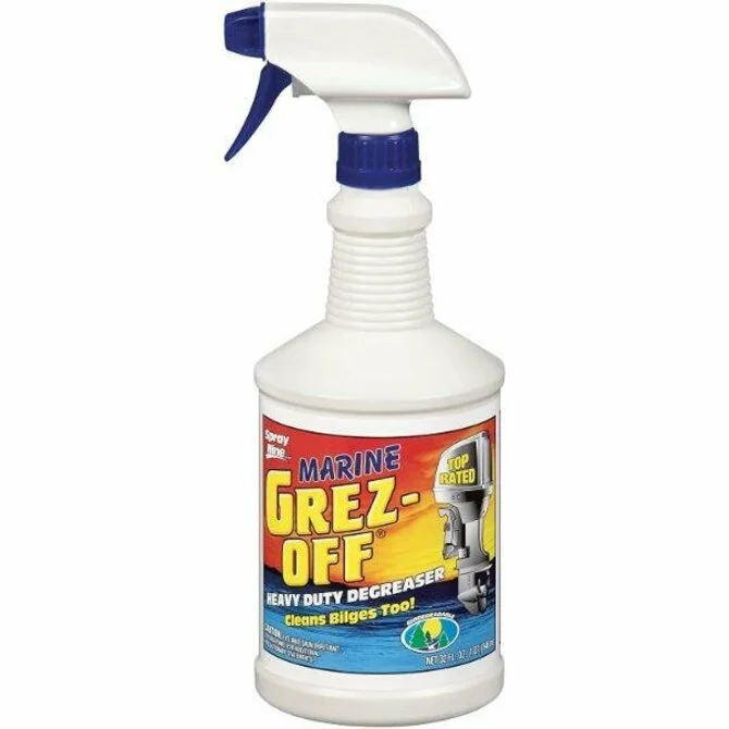 Fishing bait sealing stand-Spray 9 - Grez-Off Marine Cleaner,  32 oz.