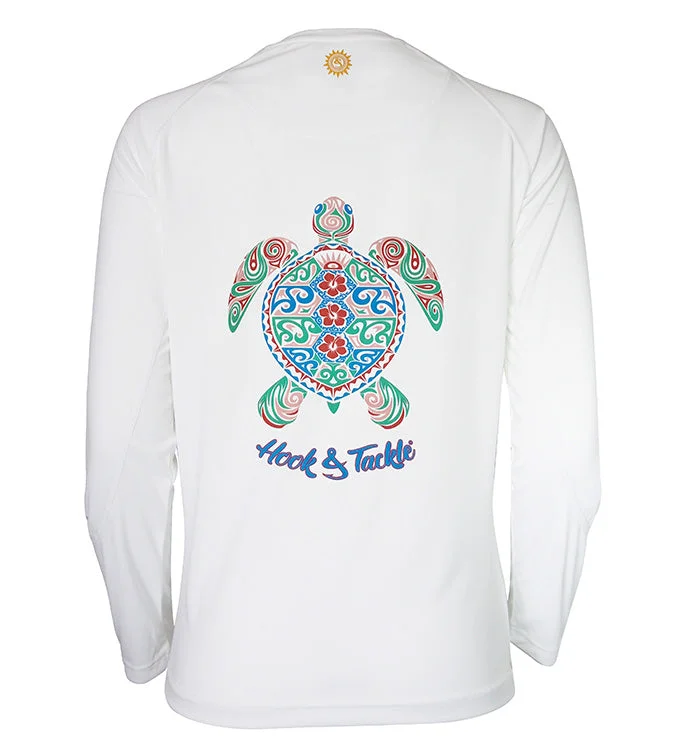 Fishing bait pressing rack-Women's Turtle Mystique L/S UV Fishing Shirt