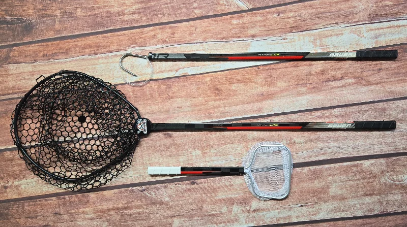 Fishing rod securing rack-Broken Twig Nets Package - Bauer Sticks