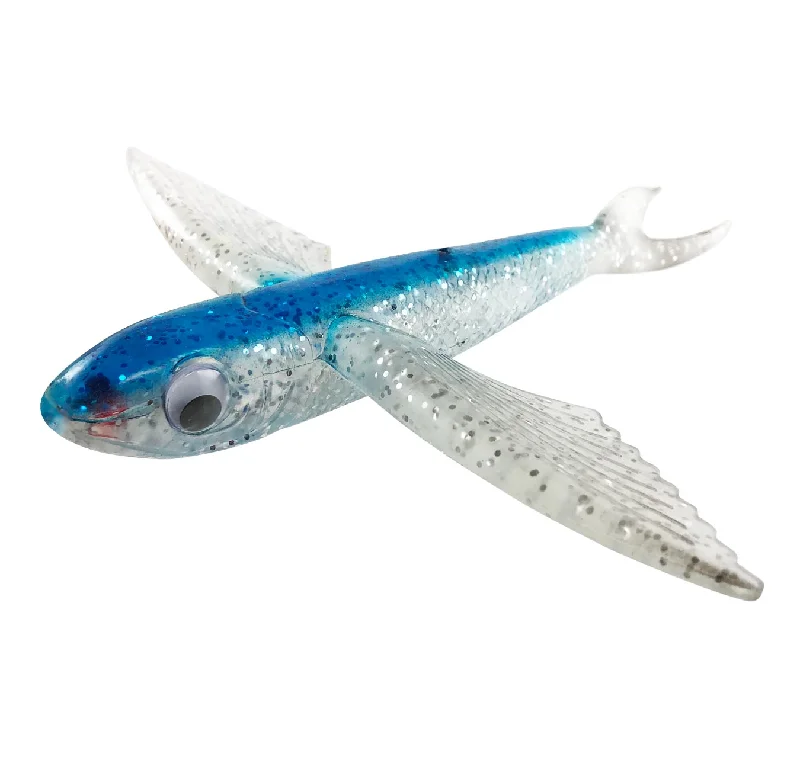 Fishing line knot holder-Buku Flying Fish Teaser Blue Silver