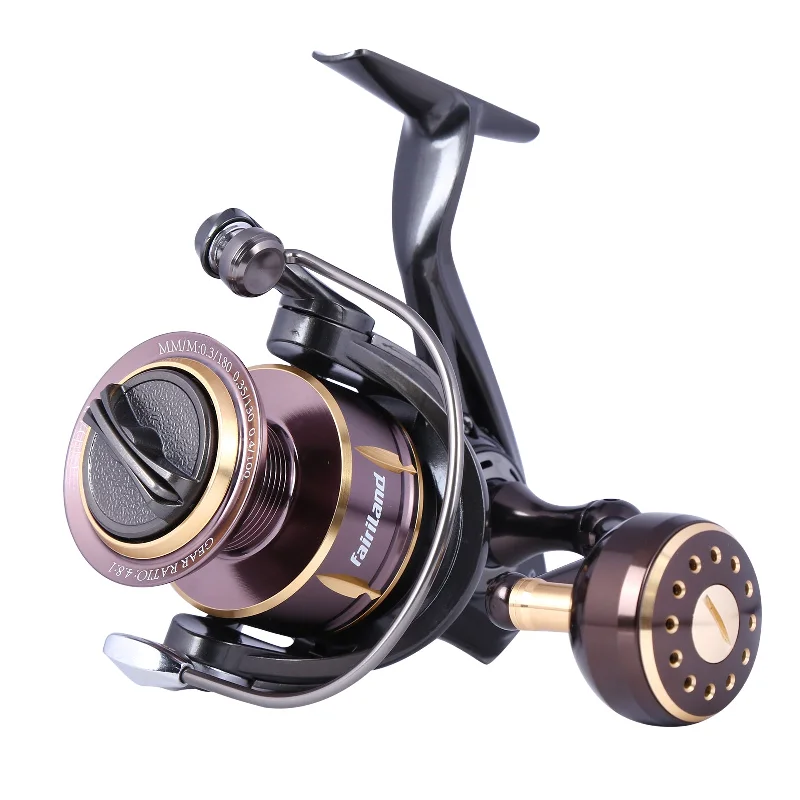 Fishing rod tilt rack-fairiland CEDAR Fishing Reel 10BB Spinning Reel Up-to 33lb Drag Power