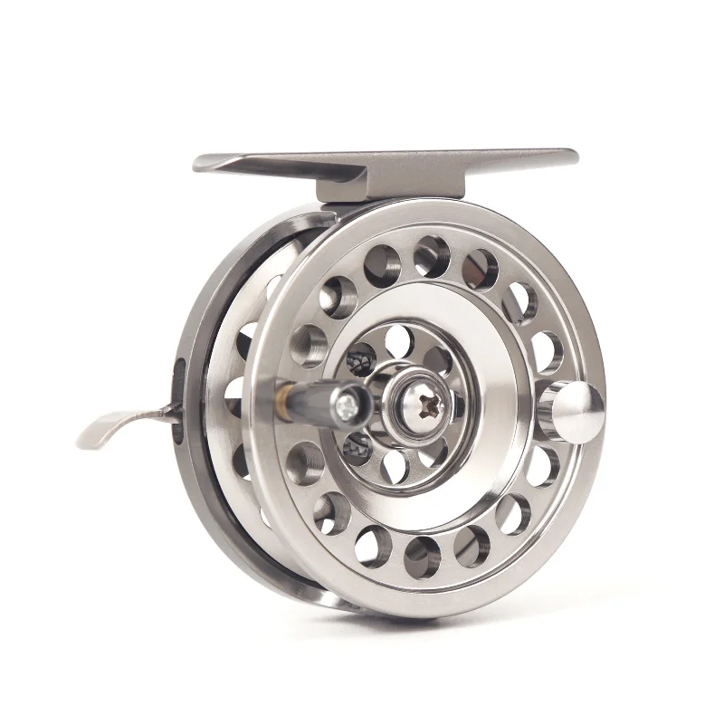 Fishing rod height rack-Full Aluminum Ice Fishing Reel Left/Right Handed CNC machined Ice Reel