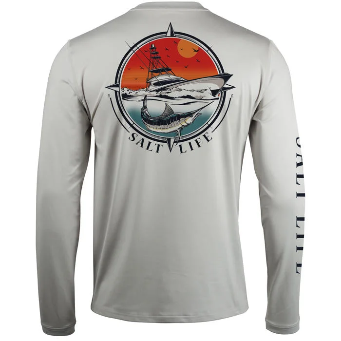 Fishing bait drying rack-Salt Life Sunset Pursuit SLX LS Shirt