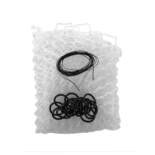 Fishing rod locking clamp-Nomad Replacement Rubber Net - 19" Clear