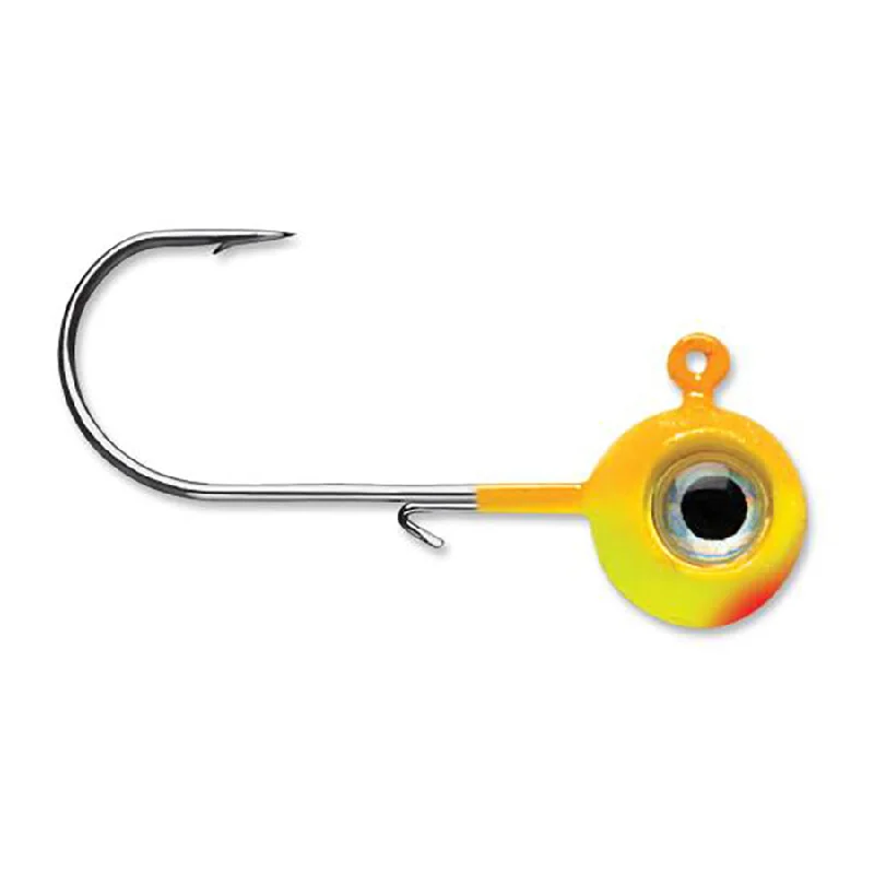 Fishing reel tension tester-Vmc Neon Moon Eye Jig Chartreuse Orange 1Oz