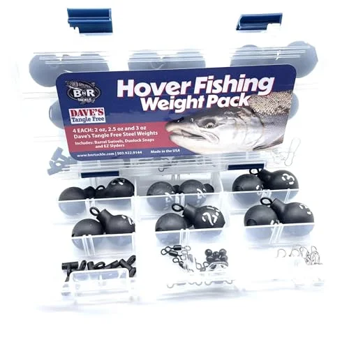 Fishing rod securing rack-BnR Dave's Hover Fishing Weight