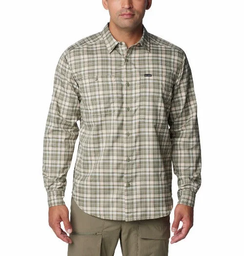 Fishing tackle modular rack-Columbia Men's Silver Ridge™ Utility Lite Plaid Long Sleeve Shirt