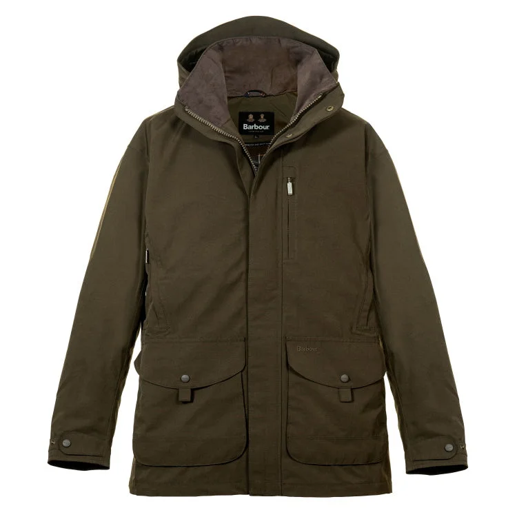 Fishing line loop tying tool-Barbour Sporting Berwick Waterproof Jacket - Dark Olive Green