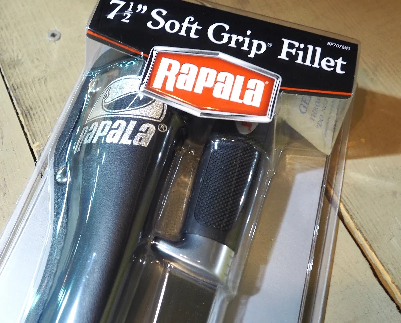 Fishing tackle adjustable rack-Rapala 7 1/2" Soft Grip Fillet Knife