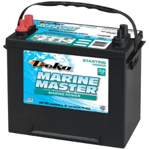 Fishing reel spooler rack-DEKA - Marine Master DualPurpose (Group 27) 12 Volt 650 CCA/150 Res Cap