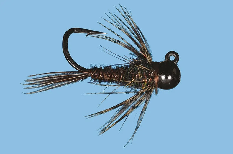 Fishing hook crimping holder-Solitude Tungsten Jig Soft Hackle PT