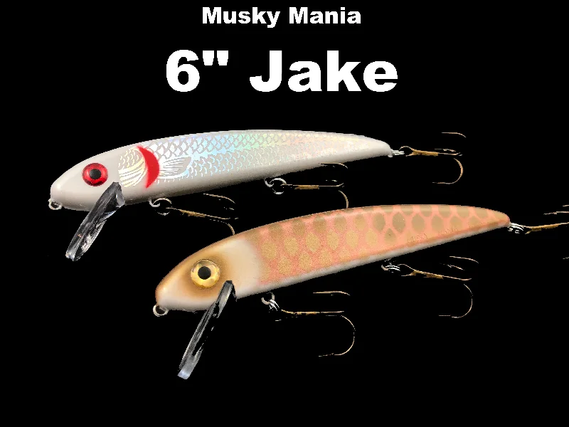 Fishing reel line clamp-Musky Mania 6" Jake