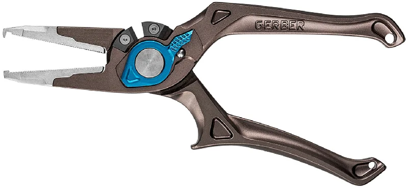 Fishing pliers precision grip-Gerber Magniplier Regular, Split Ring and Needlenose Pliers