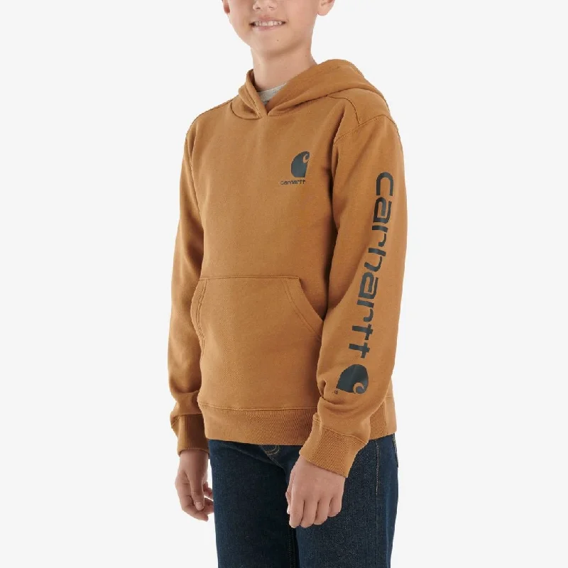 Fishing bait freezing clamp-Carhartt Kids Boys Long Sleeve Graphic Sweatshirt