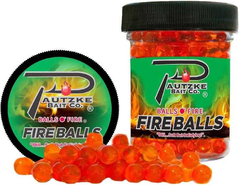 Fishing tackle foldable bag-Pautzke Fire Balls – Chinook 1.65 Oz