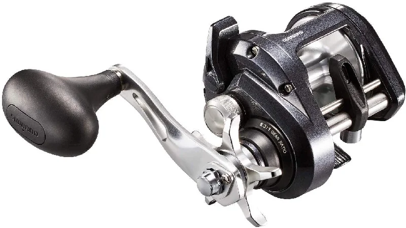 Fishing tackle stacking holder-Shimano TEK601HGLCA Tekota 601 LC Conv. Levelwind Star Drag Reel, LH