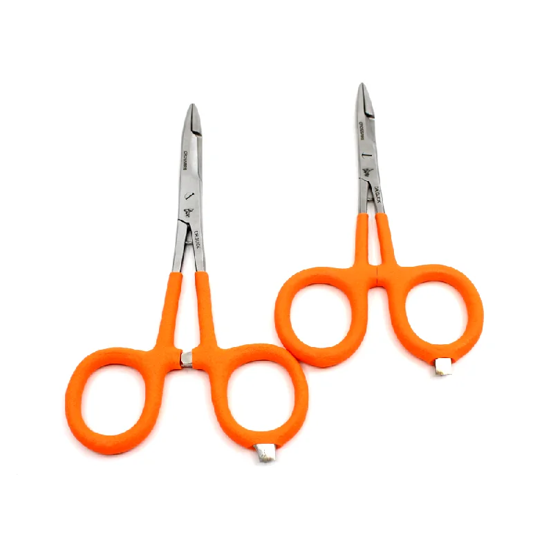 Fishing tackle waterproof rack-Dr Slick Crossfire Scissor Clamp, Orange