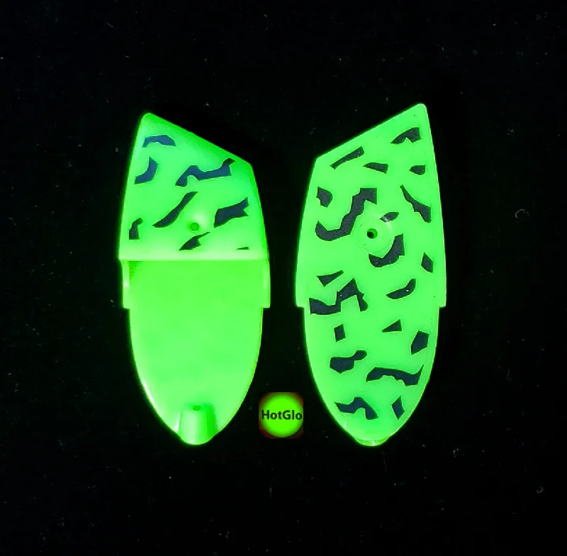 Fishing rod display holder-Meat Head LIME GREEN TIGER - 2 Pack