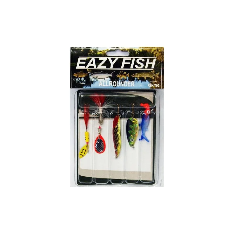 Fishing hook angle rack-Eazy Fish Allrounder Lure Pack