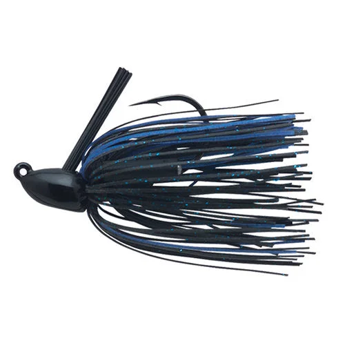 Fishing tackle waterproof rack-Booyah Boo Jig Black Blue 1/2 Oz.