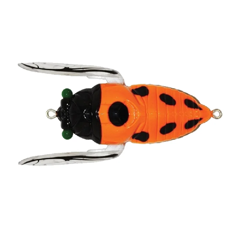 Fishing pliers with jaw stand-Tiemco Jumbo Cicada 70mm Lure