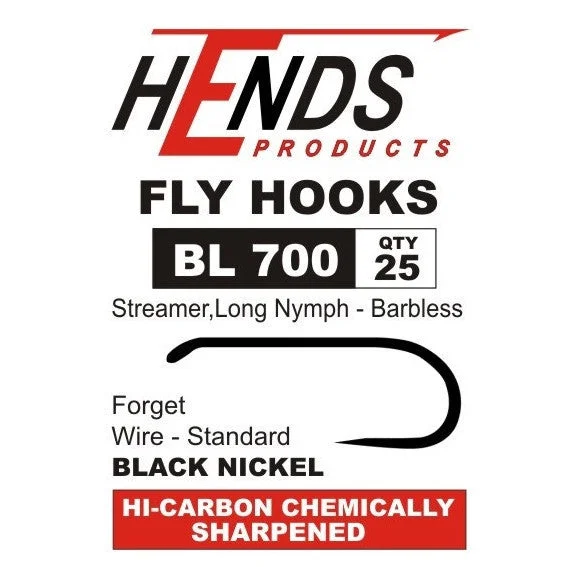 Fishing line twisting rack-Hends BL700 Streamer Hooks