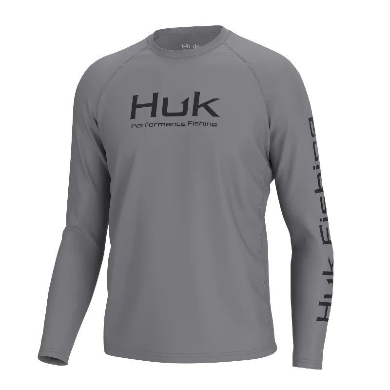 Fishing bait pressing rack-Huk Vented Pursuit LS Shirt