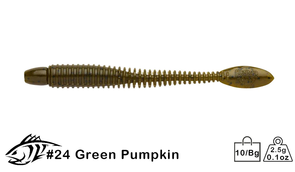 24 Green Pumpkin