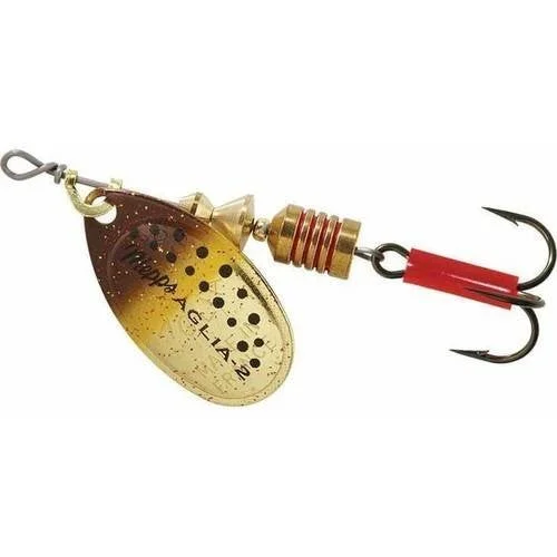 Fishing bait freezing holder-Mepps Aglia Plain Treble Spinner Brown Trout 1/6 Oz