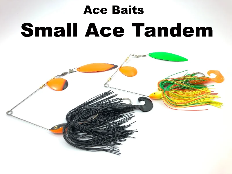 Fishing line knot stand-Ace Baits Small Ace Tandem Spinnerbait