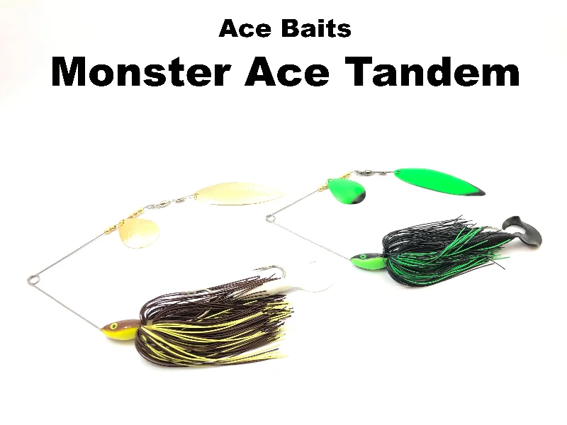 Fishing tackle mounting bracket-Ace Baits Monster Ace Tandem Spinnerbait