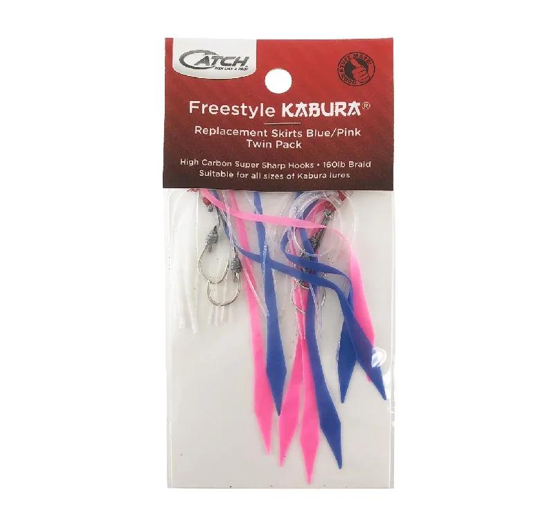 Fishing bait freezing stand-Catch Freestyle Kabura Replacement Skirts 2 Pack