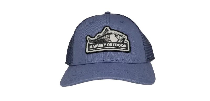 Fishing rod display stand-Ramsey Fish Logo Trucker Hat