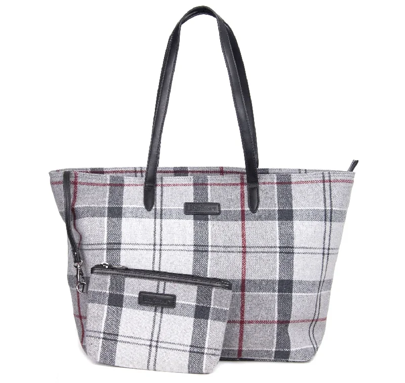 Fishing bait slicing rack-Witford Tartan Tote