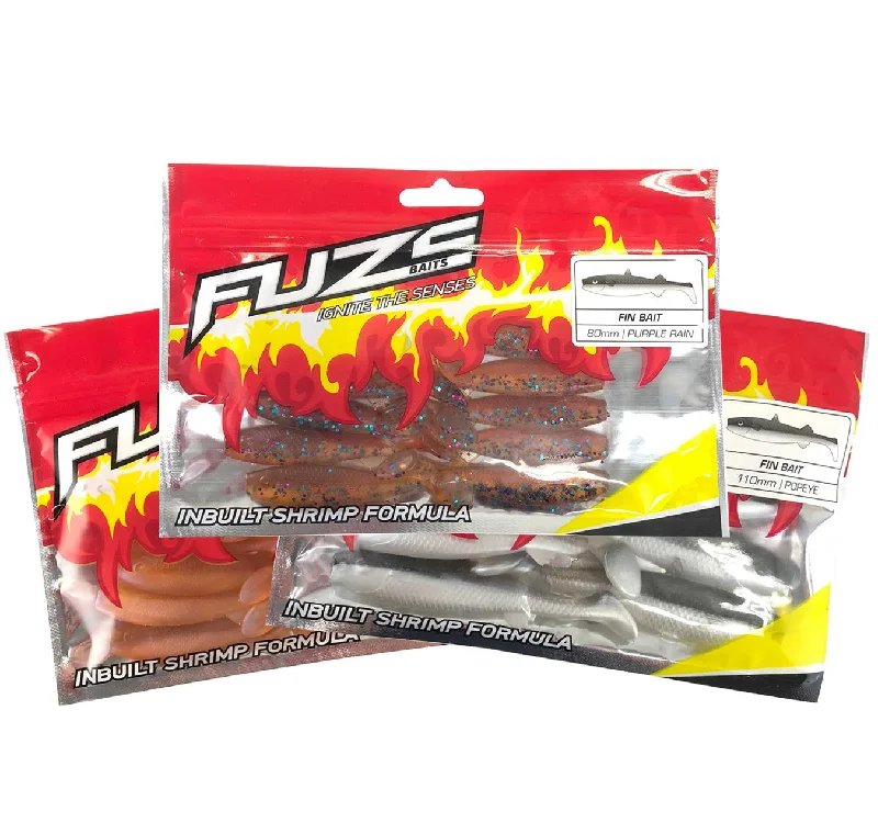 Fishing hook alignment rack-Fuze Flathead Soft Plastics Pack