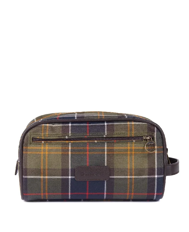 Fishing bait slicing holder-Tartan Washbag