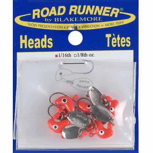 Fishing bait slicing rack-Road Runner Heads 1/16 Oz Underspin Fishing Jig.