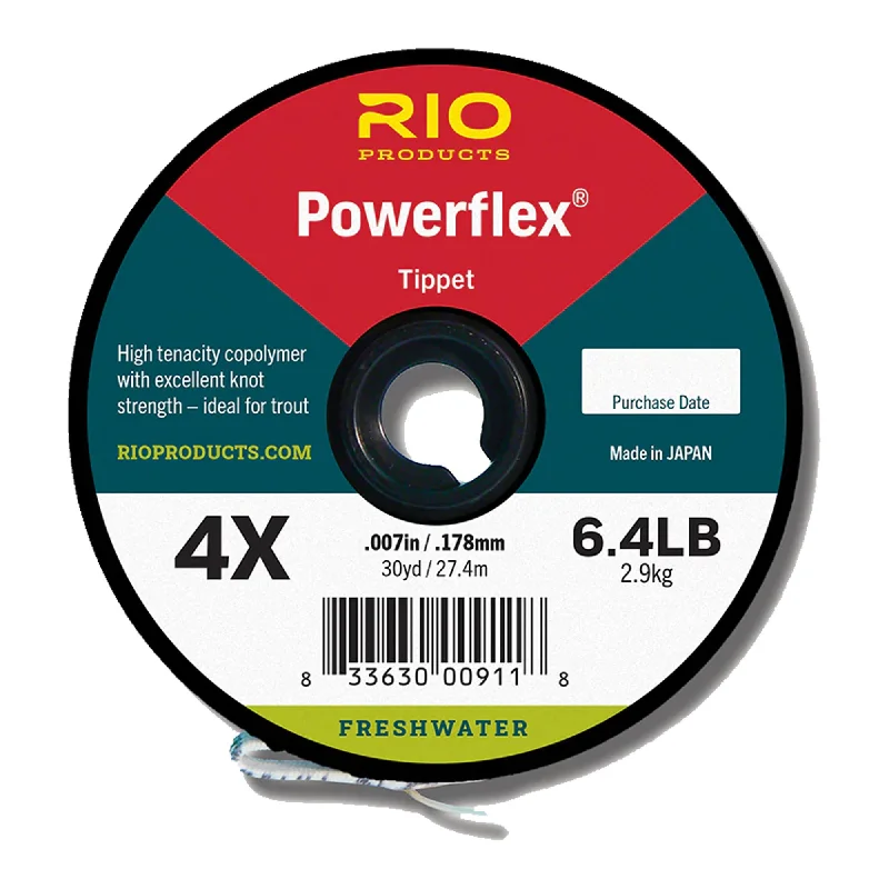 Fishing rod stabilizing stand-RIO POWERFLEX TIPPET 30YD