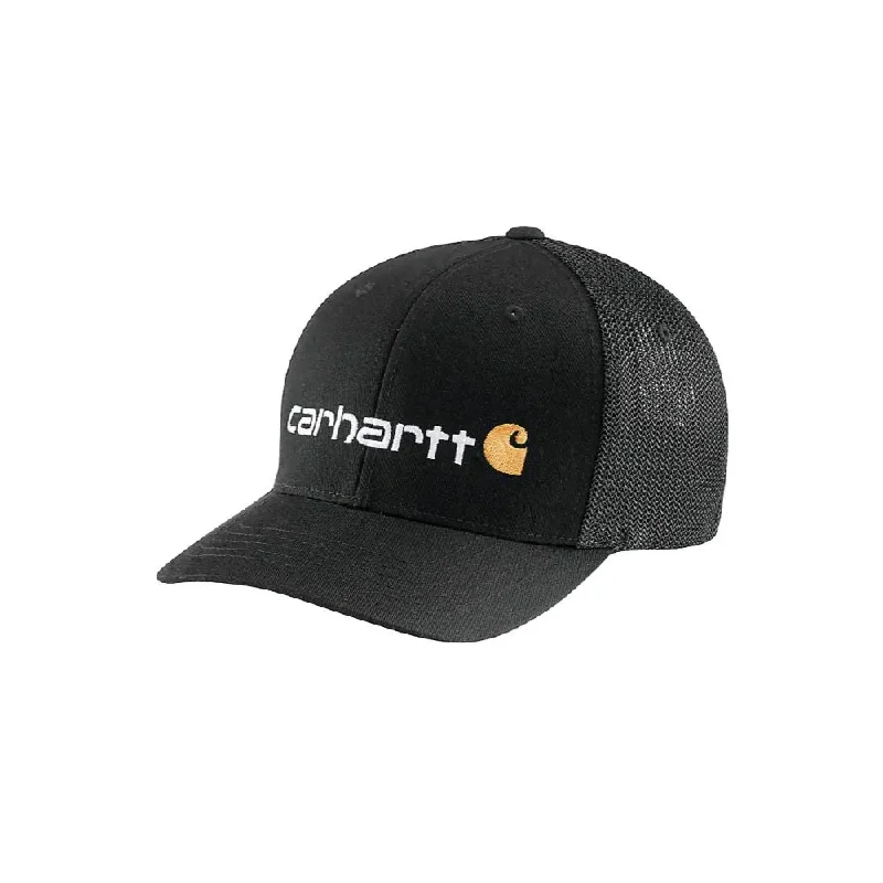 Fishing line knot holder-Carhartt - Rugged Flex Fitted Canvas Mesh-Back Logo Graphic Cap