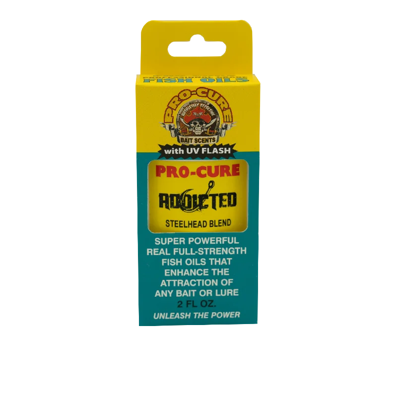 Fishing bait cutting holder-Pro-Cure Addicted Fishing Steelhead Blend Oil