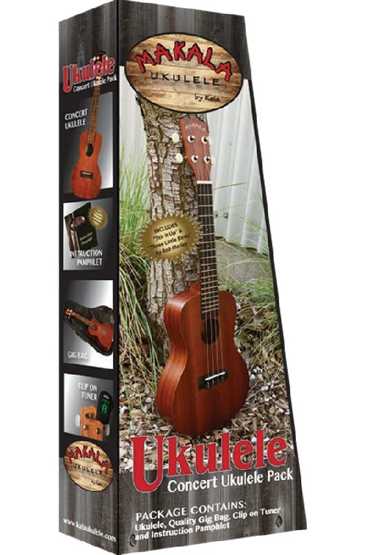 Fishing line knot gauge-Makala Concert Ukulele Pack