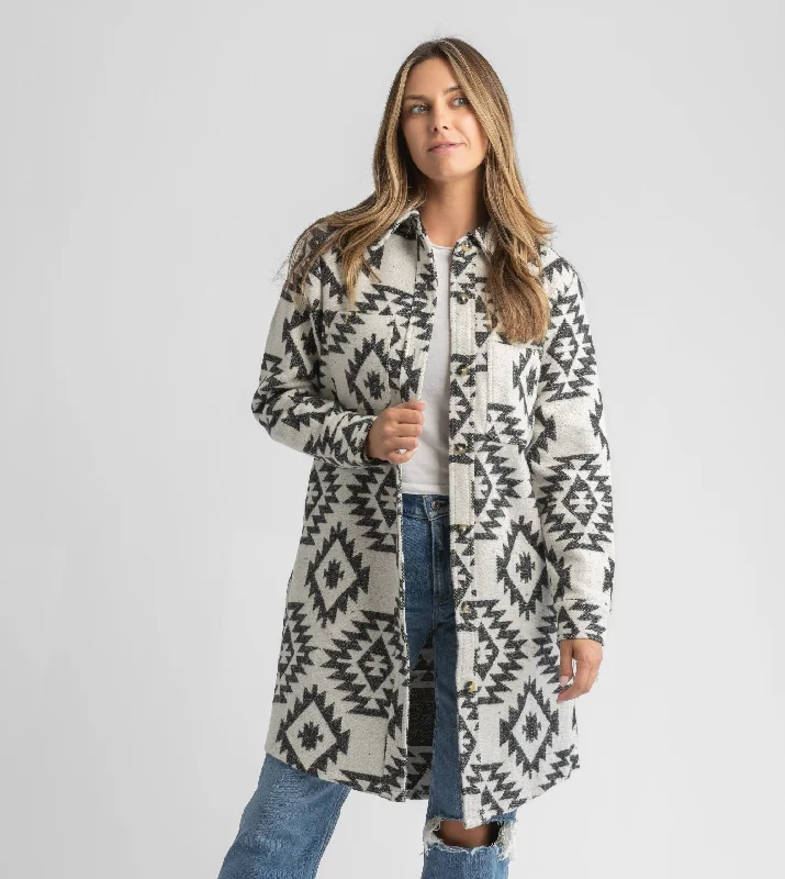 Fishing line knotting rack-Women's Shay Faux Wool Long Button Coat