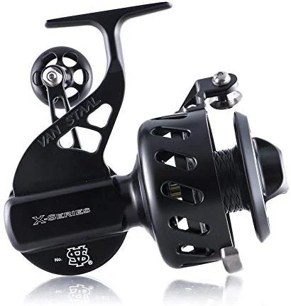 Fishing bait cutting holder-Van Staal VS100BXP Black Spinning Reel