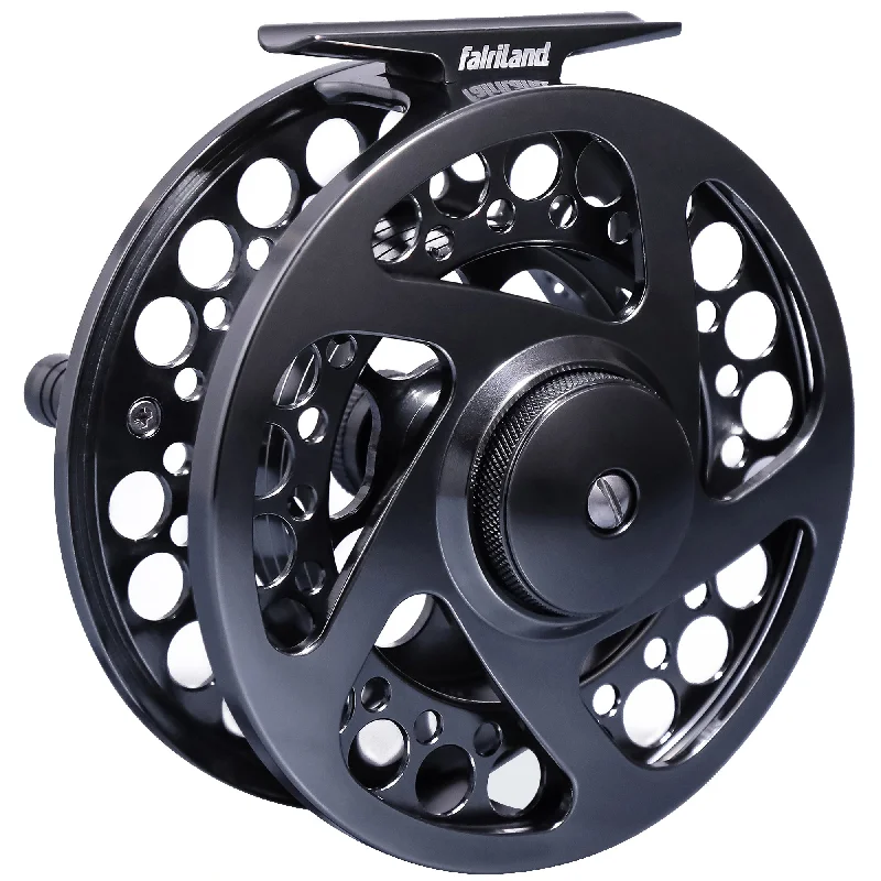 Fishing tackle adjustable holder-Full Aluminum Fly Reel 3/4 5/6 7/8 Large Arbor Fly Fishing Reel