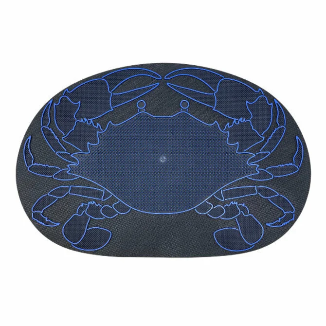 Fishing tackle modular rack-Blue Claw Crab Mat