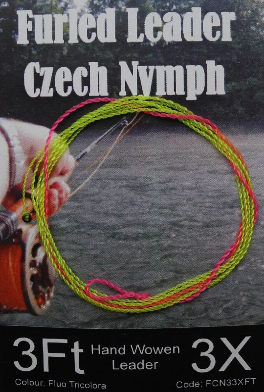 Fishing rod angle rack-Hends Furled Leader - Czech Nymph 120cm/4ft